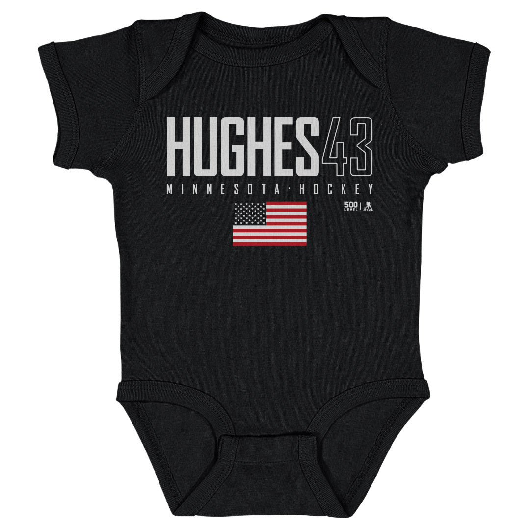 Quinn Hughes Kids Baby Onesie | 500 LEVEL