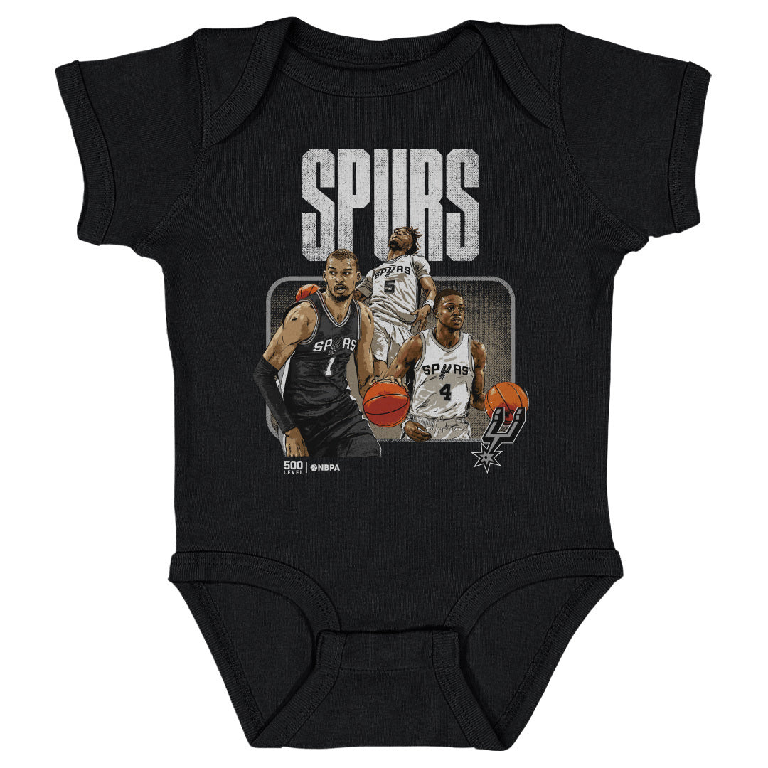 San Antonio Spurs Kids Baby Onesie | 500 LEVEL