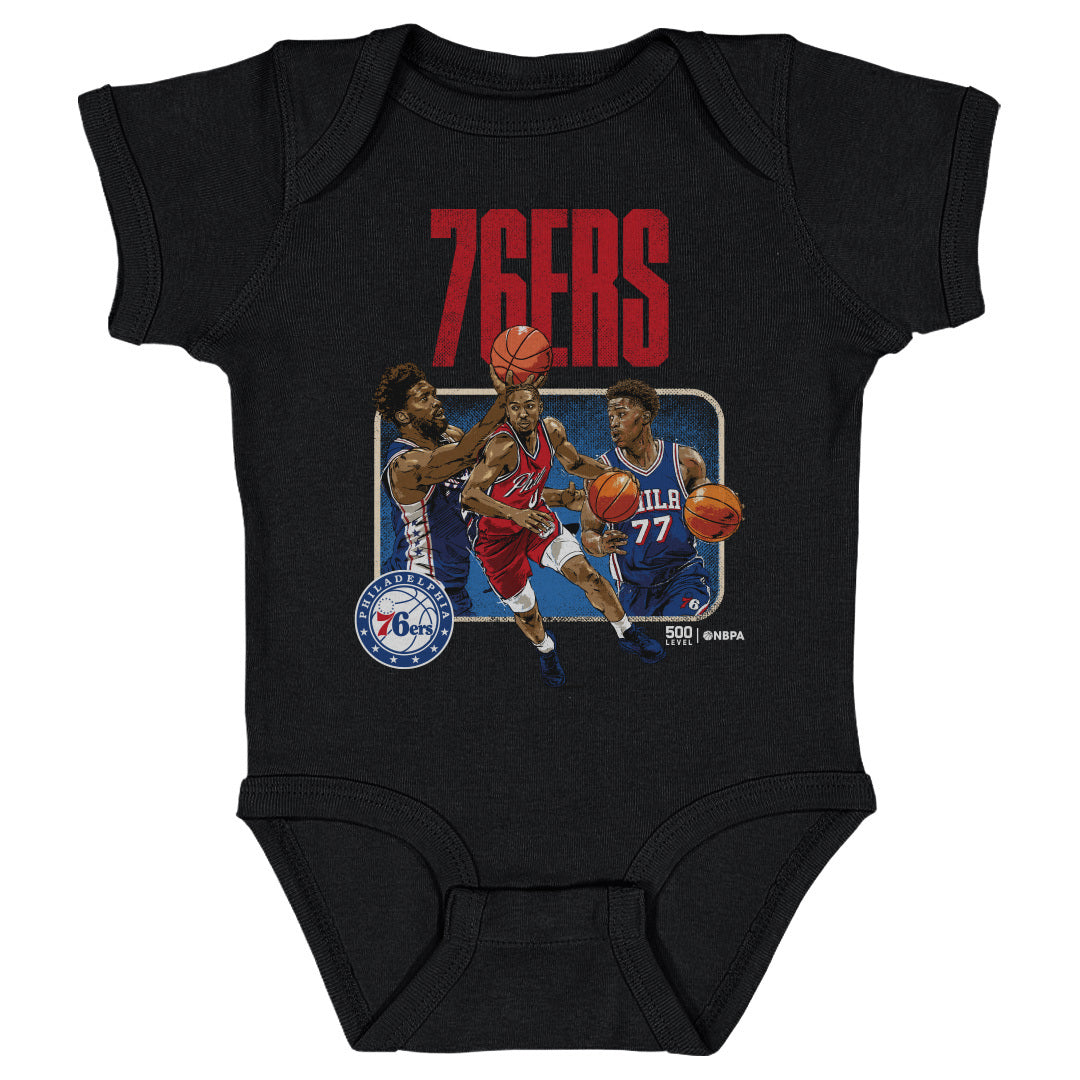 Philadelphia 76ers Kids Baby Onesie | 500 LEVEL