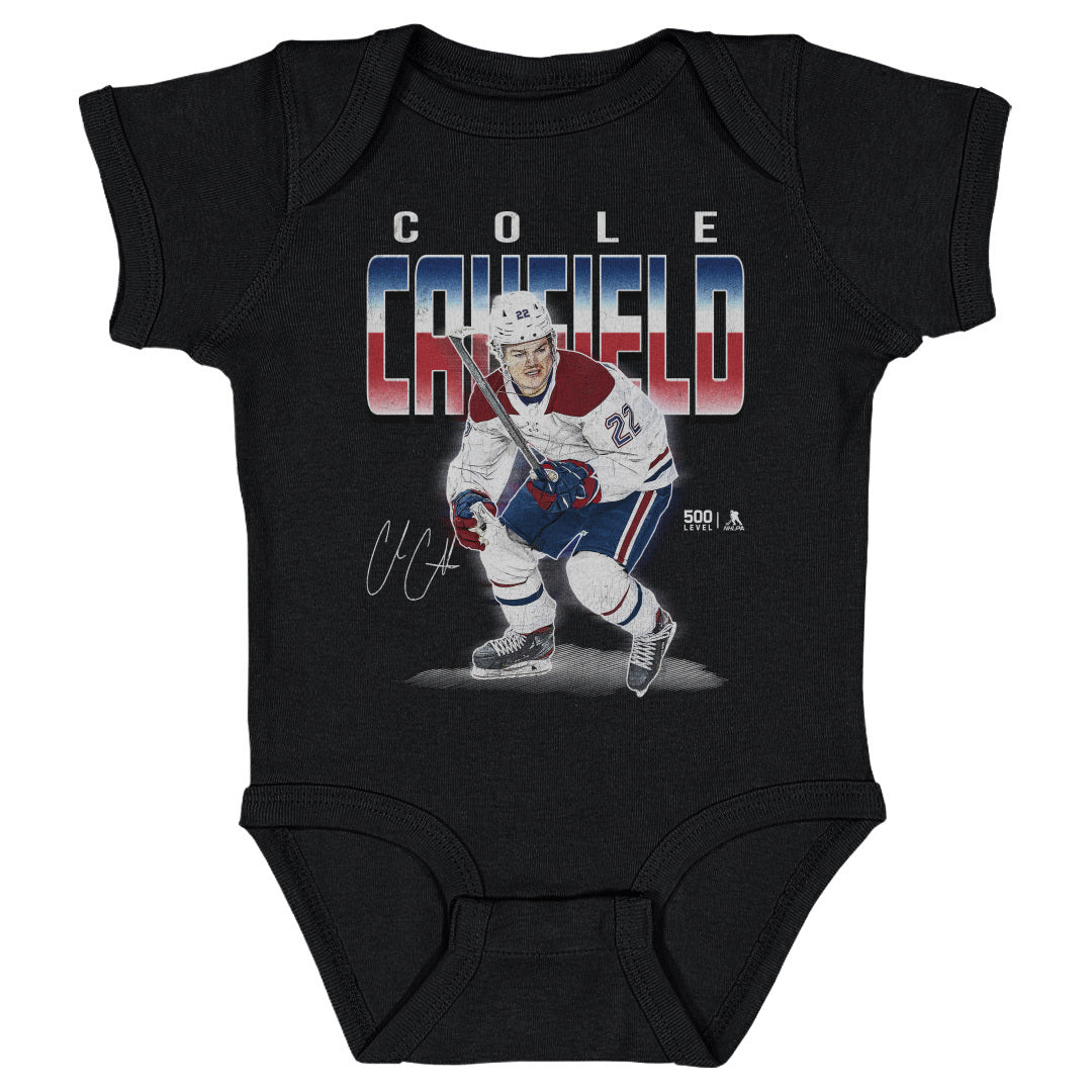 Cole Caufield Kids Baby Onesie | 500 LEVEL