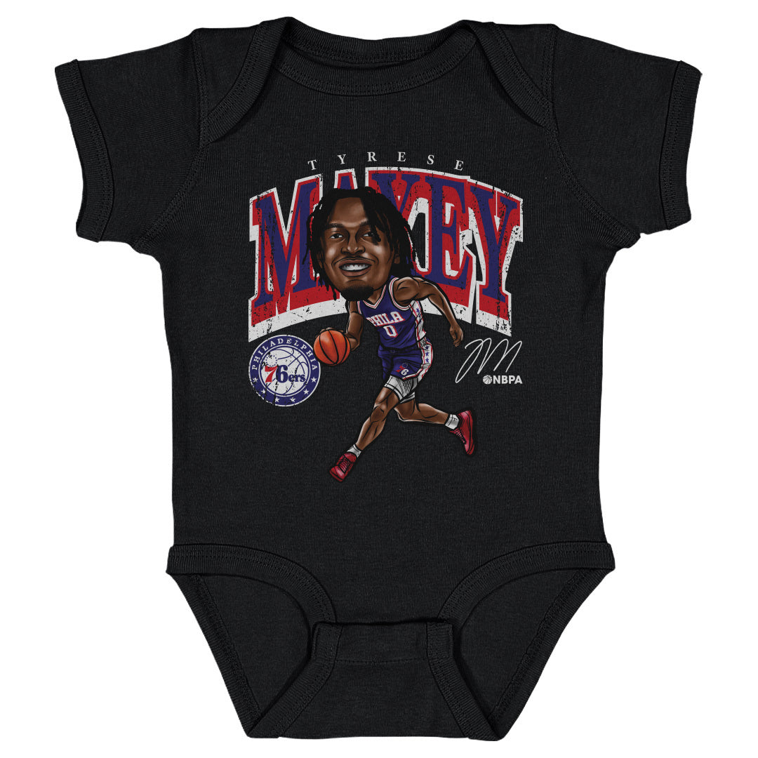 Tyrese Maxey Kids Baby Onesie | 500 LEVEL