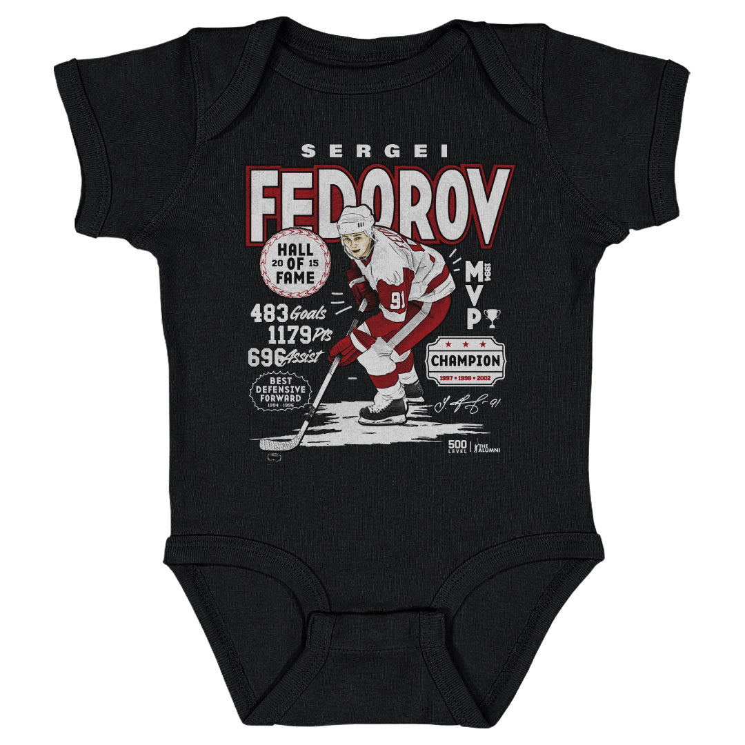 Sergei Fedorov Kids Baby Onesie | 500 LEVEL