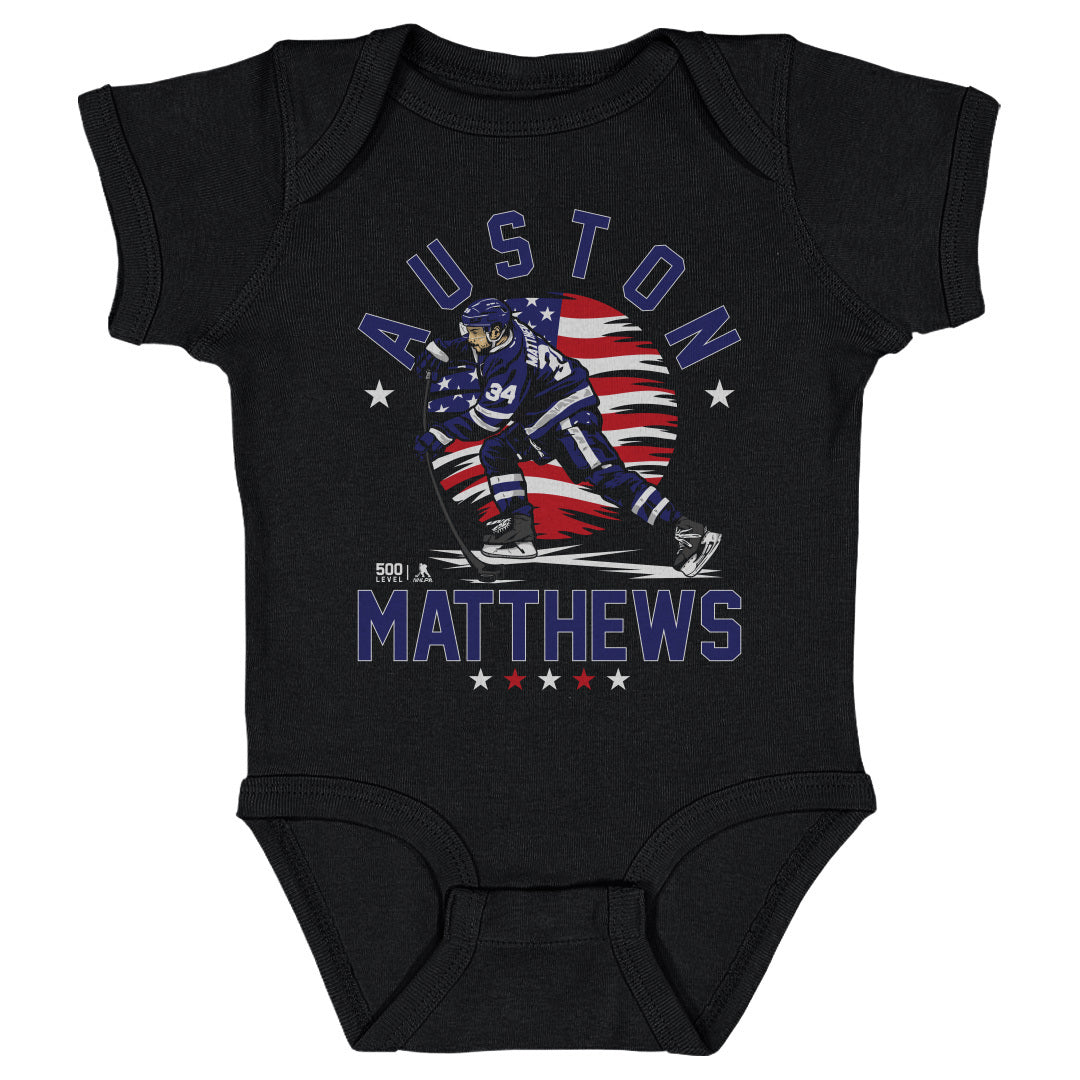 Auston Matthews Kids Baby Onesie | 500 LEVEL