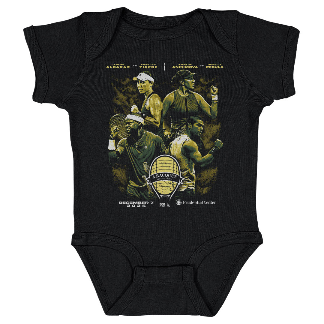 A Raquet At The Rock Kids Baby Onesie | 500 LEVEL