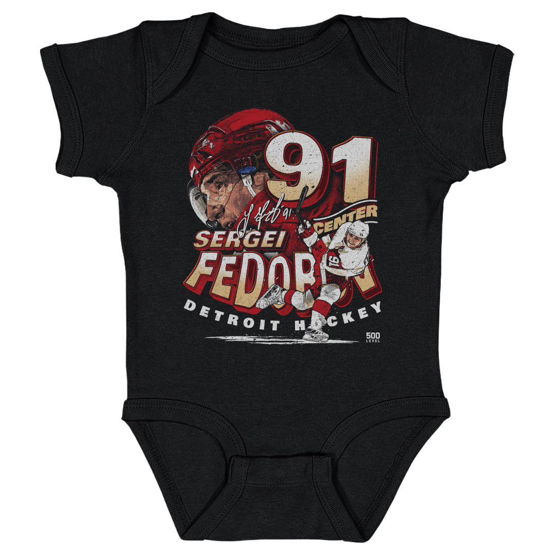 Sergei Fedorov Kids Baby Onesie | 500 LEVEL