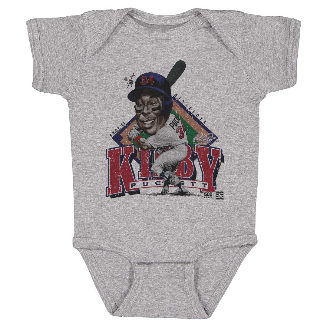 Kirby Puckett Kids Baby Onesie | 500 LEVEL