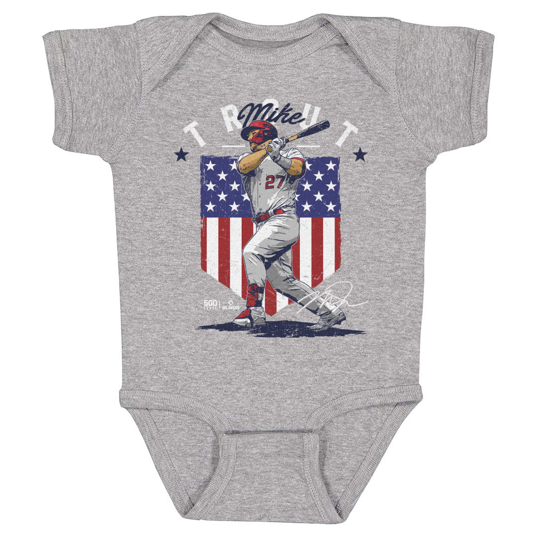 Mike Trout Kids Baby Onesie | 500 LEVEL