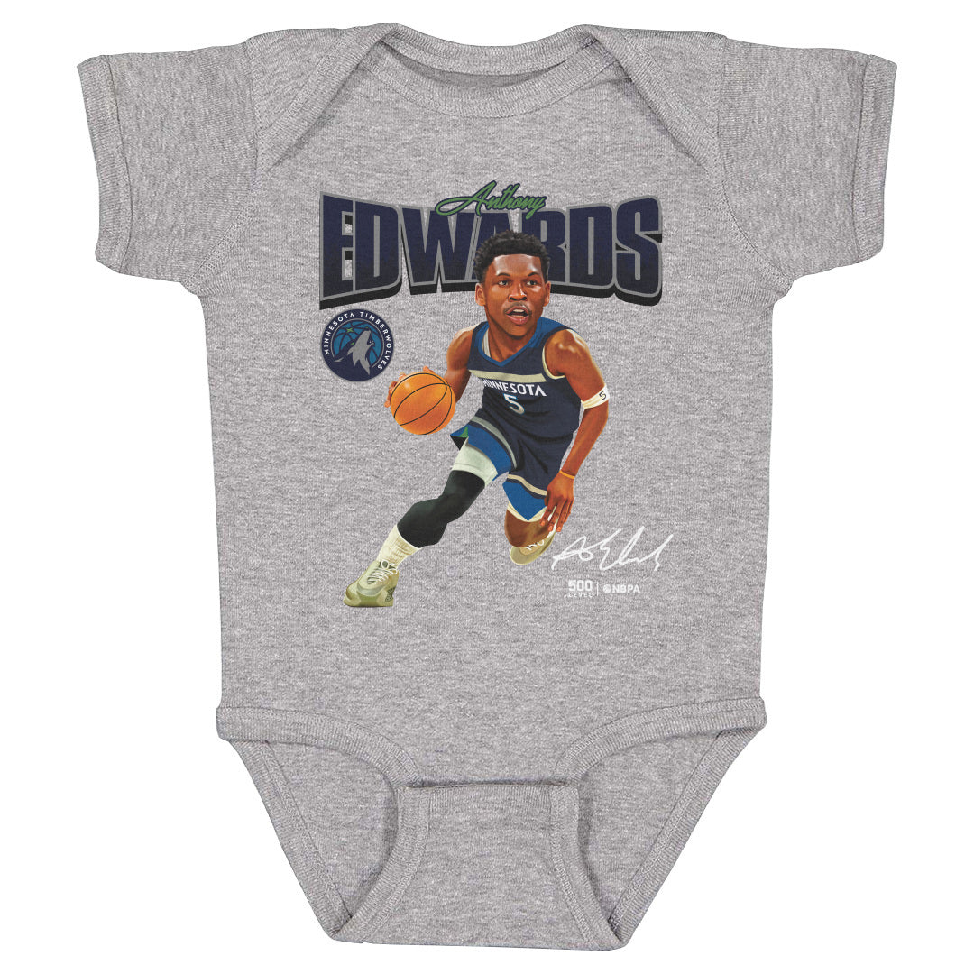 Anthony Edwards Kids Baby Onesie | 500 LEVEL