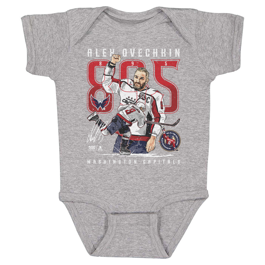 Alex Ovechkin Kids Baby Onesie | 500 LEVEL