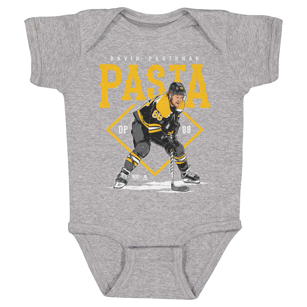 David Pastrnak Kids Baby Onesie | 500 LEVEL