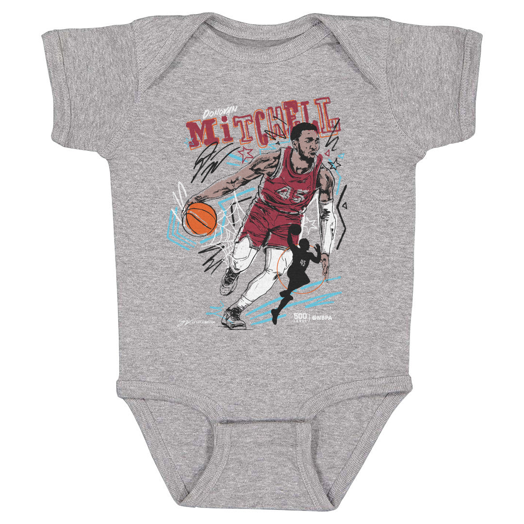 Donovan Mitchell Kids Baby Onesie | 500 LEVEL