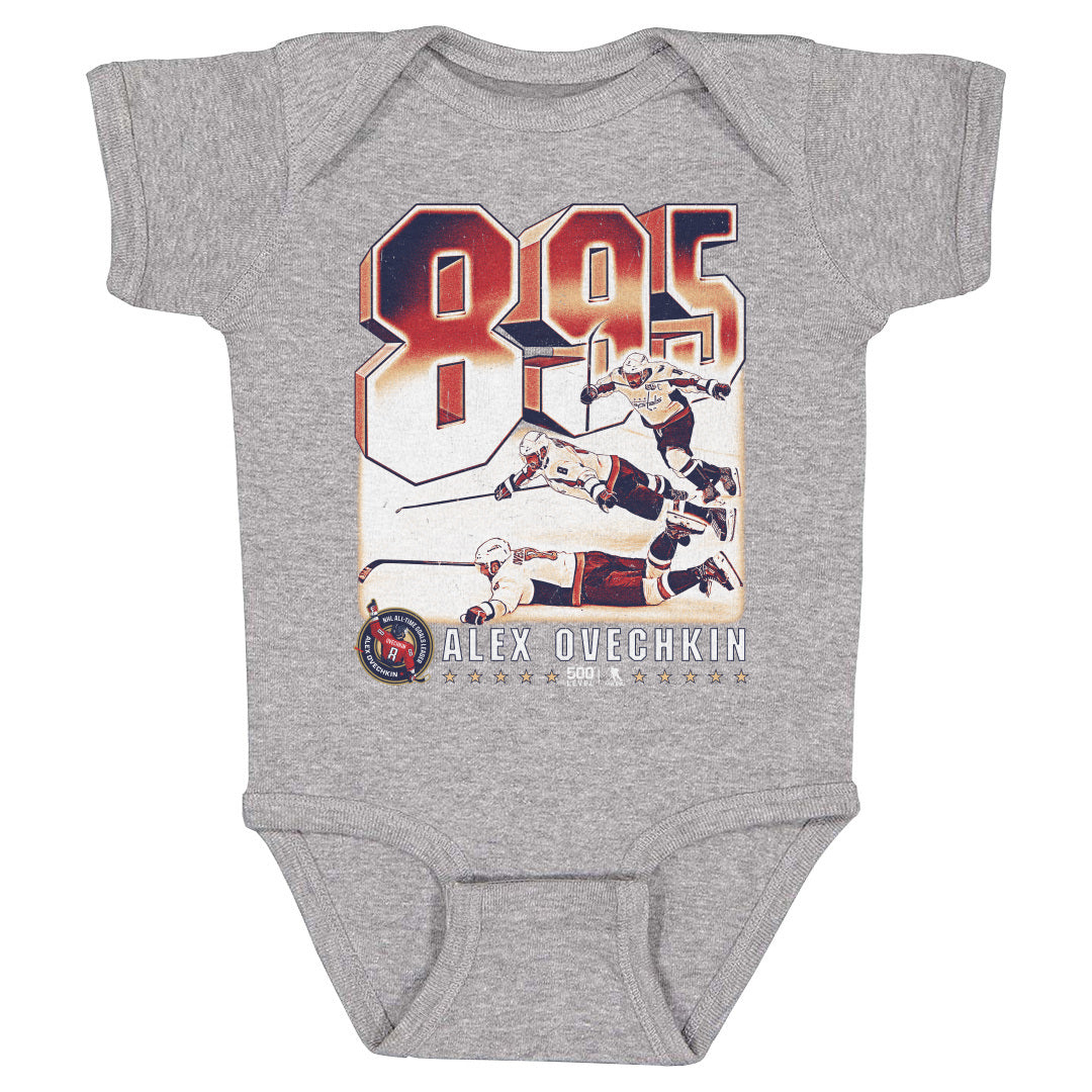 Alex Ovechkin Kids Baby Onesie | 500 LEVEL