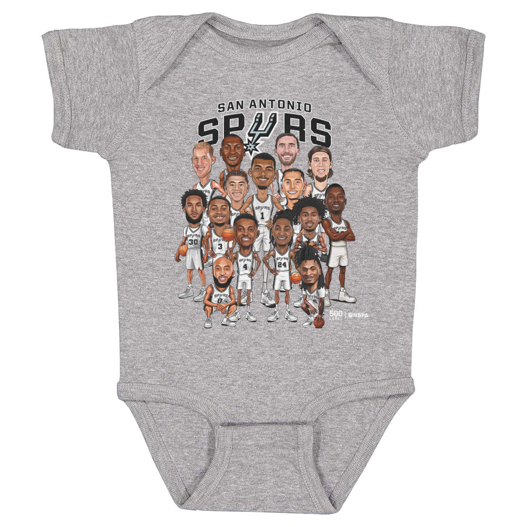 San Antonio Spurs Kids Baby Onesie | 500 LEVEL