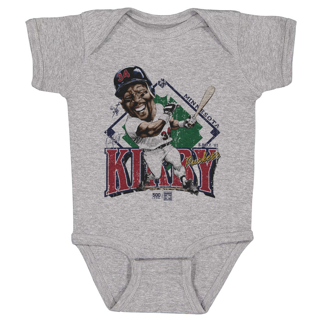 Kirby Puckett Kids Baby Onesie | 500 LEVEL