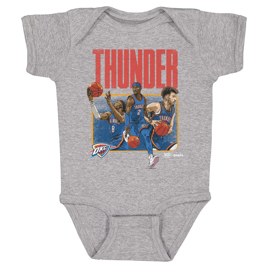 Oklahoma City Thunder Kids Baby Onesie | 500 LEVEL