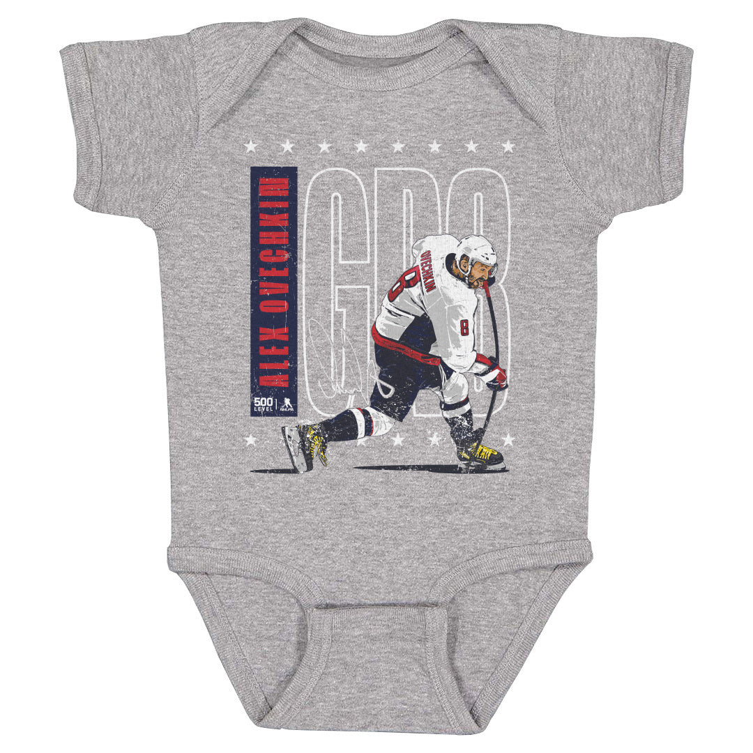 Alex Ovechkin Kids Baby Onesie | 500 LEVEL
