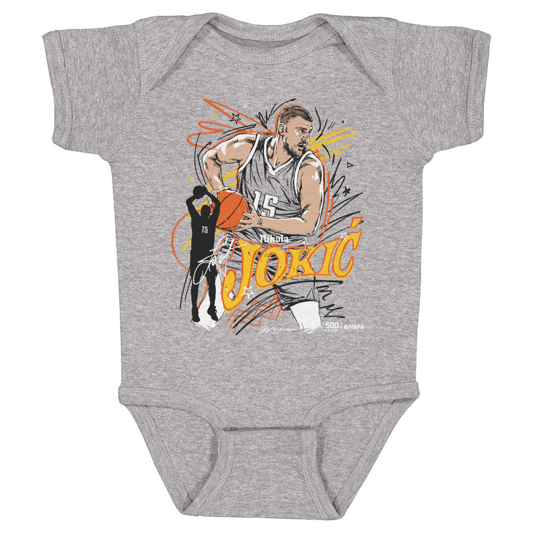 Nikola Jokic Kids Baby Onesie | 500 LEVEL