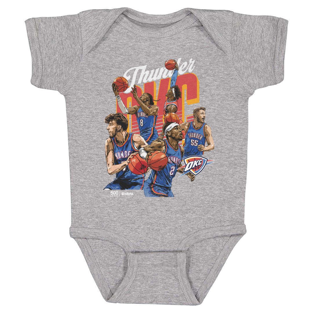 Oklahoma City Thunder Kids Baby Onesie | 500 LEVEL