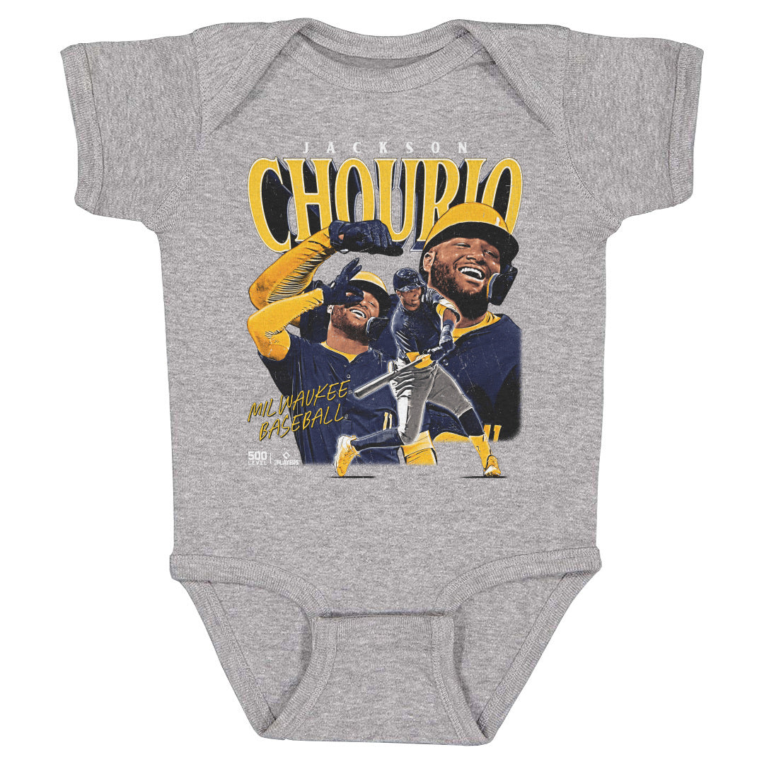Jackson Chourio Kids Baby Onesie | 500 LEVEL