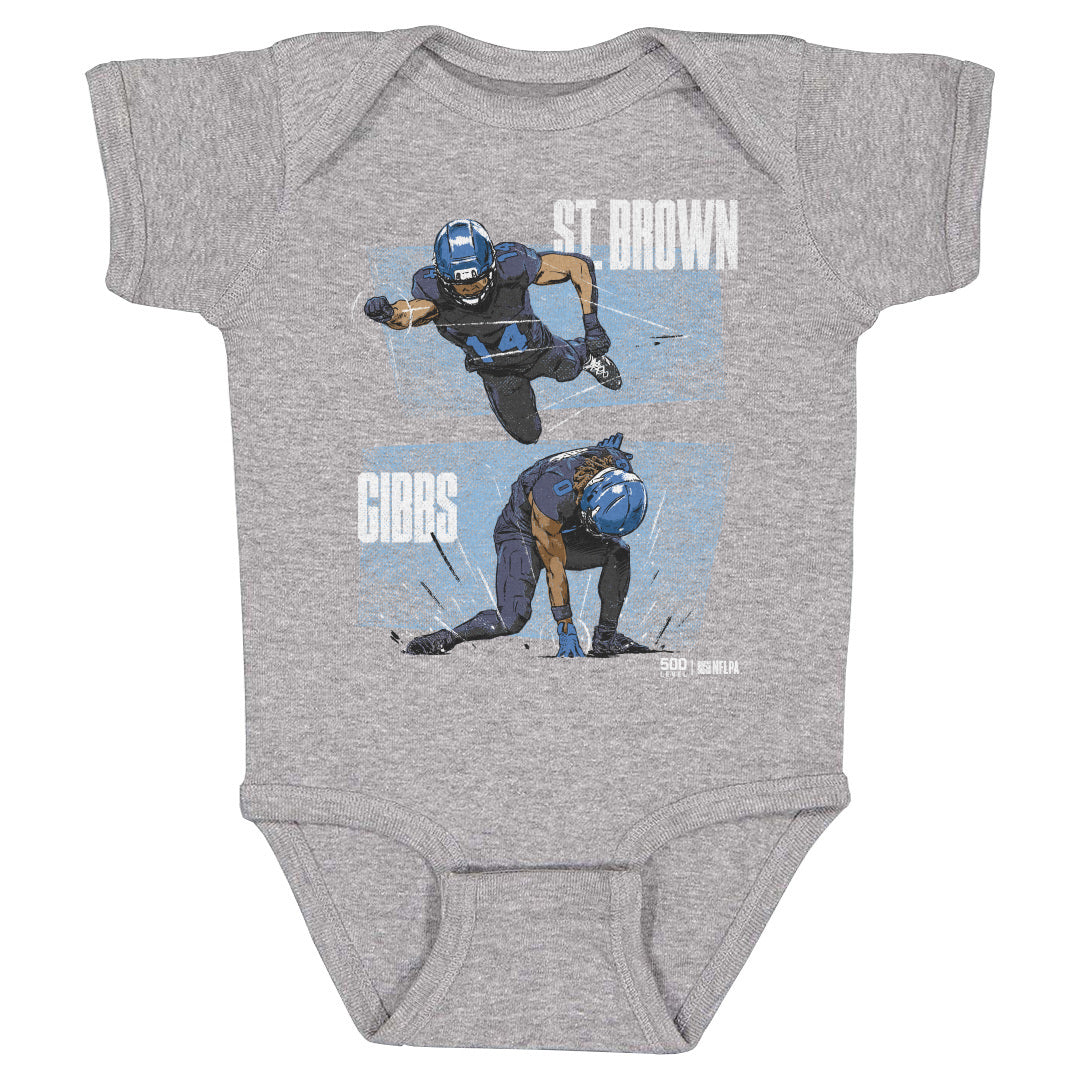 Jahmyr Gibbs Kids Baby Onesie | 500 LEVEL