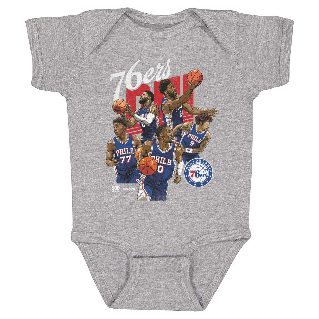 Philadelphia 76ers Kids Baby Onesie | 500 LEVEL