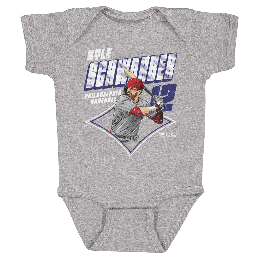 Kyle Schwarber Kids Baby Onesie | 500 LEVEL