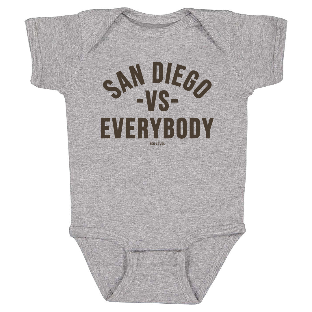 San Diego Baseball Kids Baby Onesie | 500 LEVEL