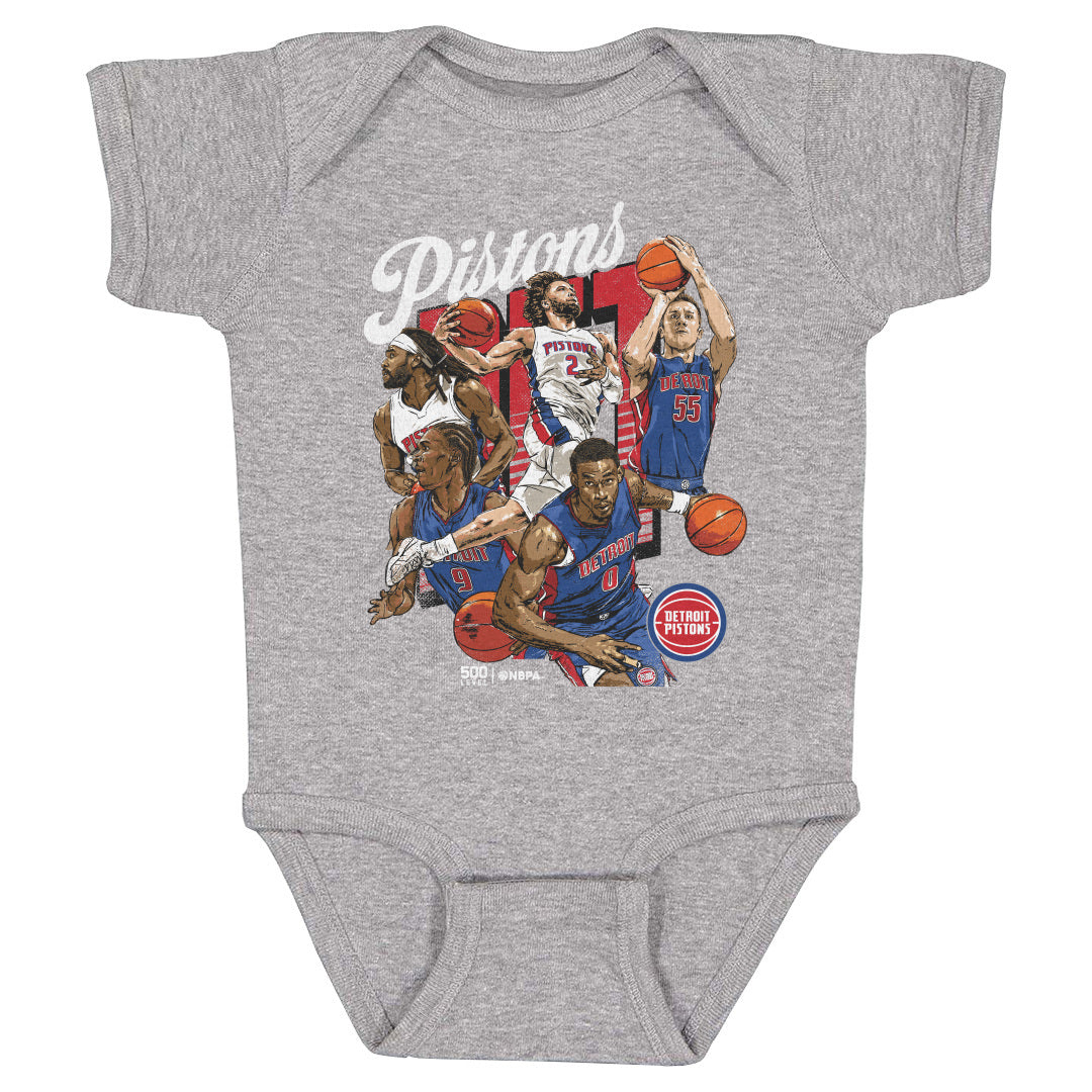 Detroit Pistons Kids Baby Onesie | 500 LEVEL