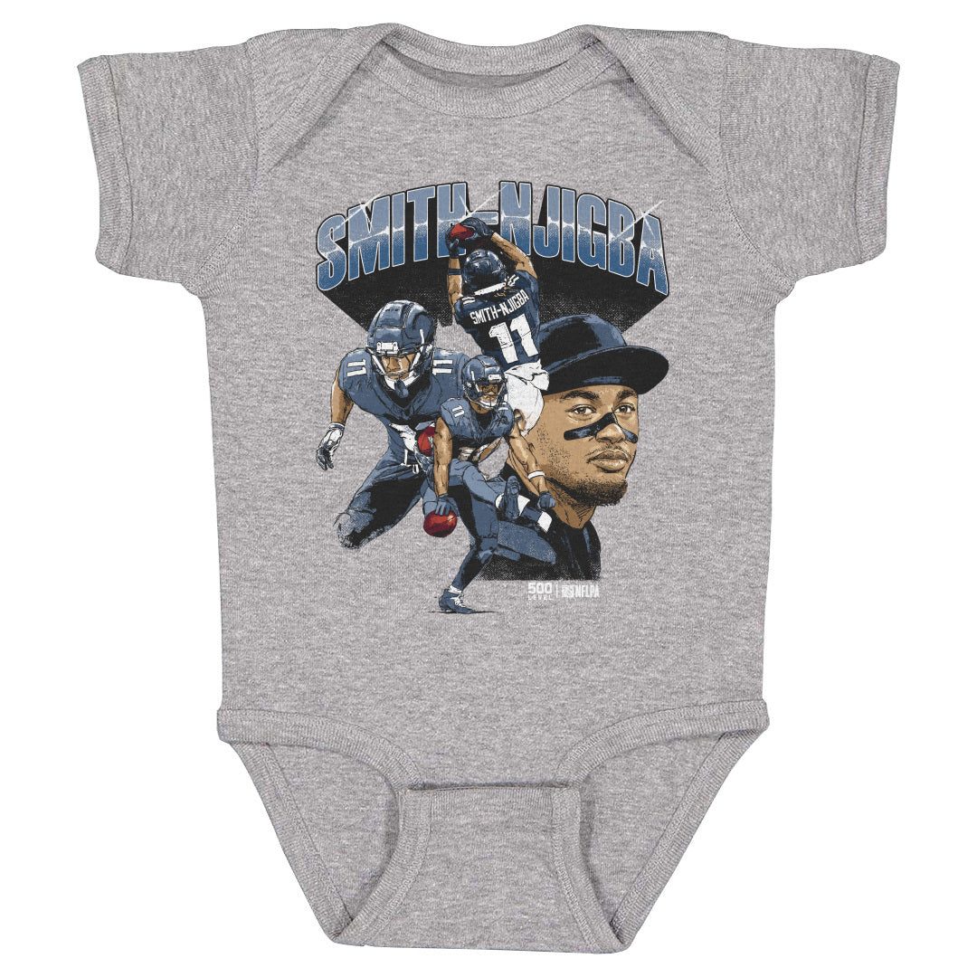 Jaxon Smith-Njigba Kids Baby Onesie | 500 LEVEL
