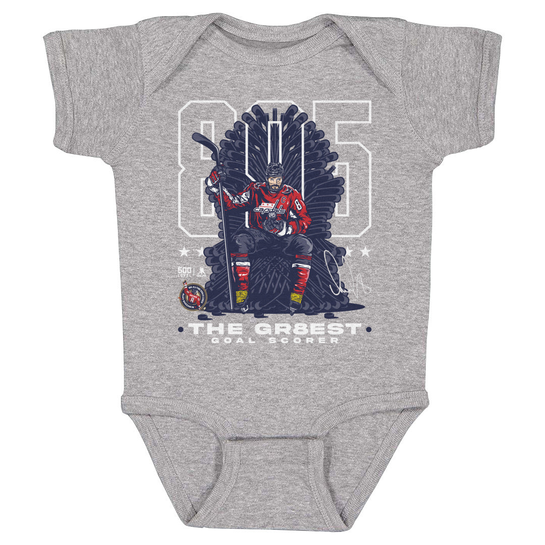 Alex Ovechkin Kids Baby Onesie | 500 LEVEL