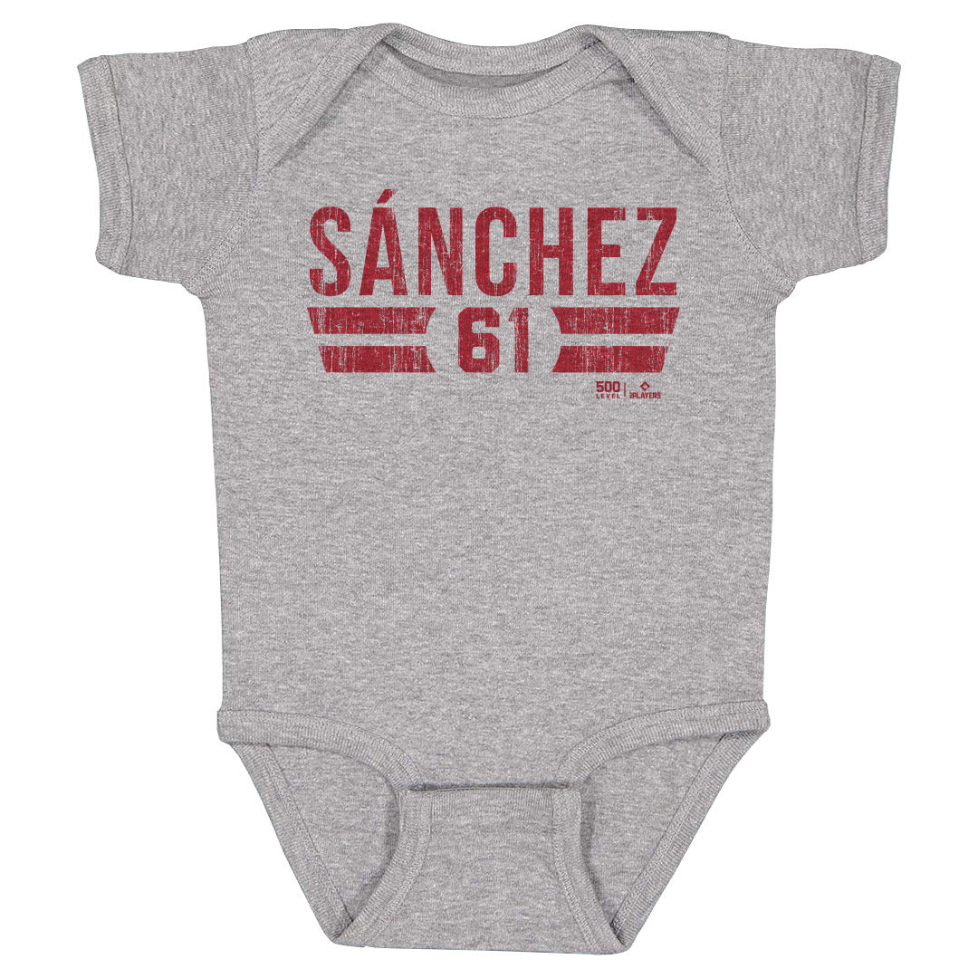 Cristopher Sanchez Kids Baby Onesie | 500 LEVEL
