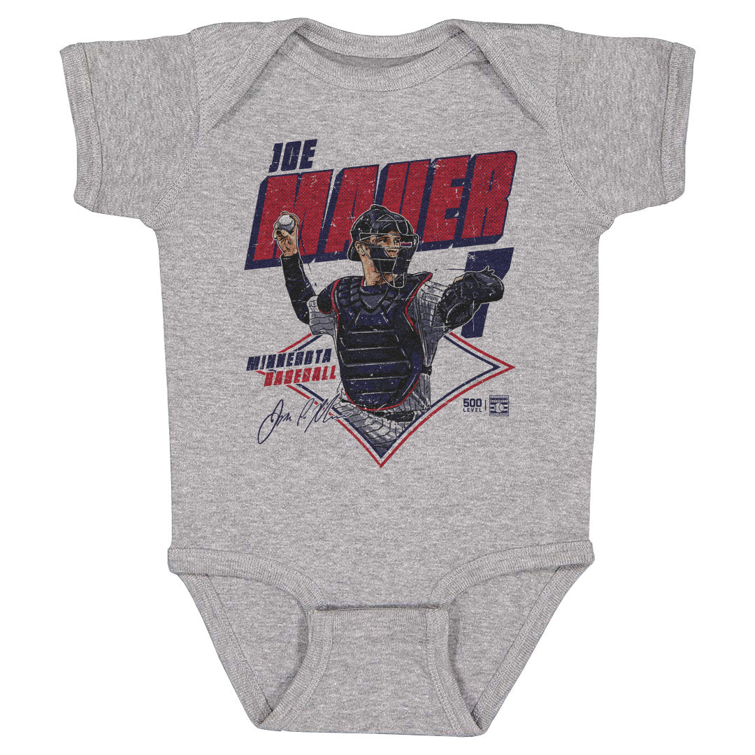 Joe Mauer Kids Baby Onesie | 500 LEVEL