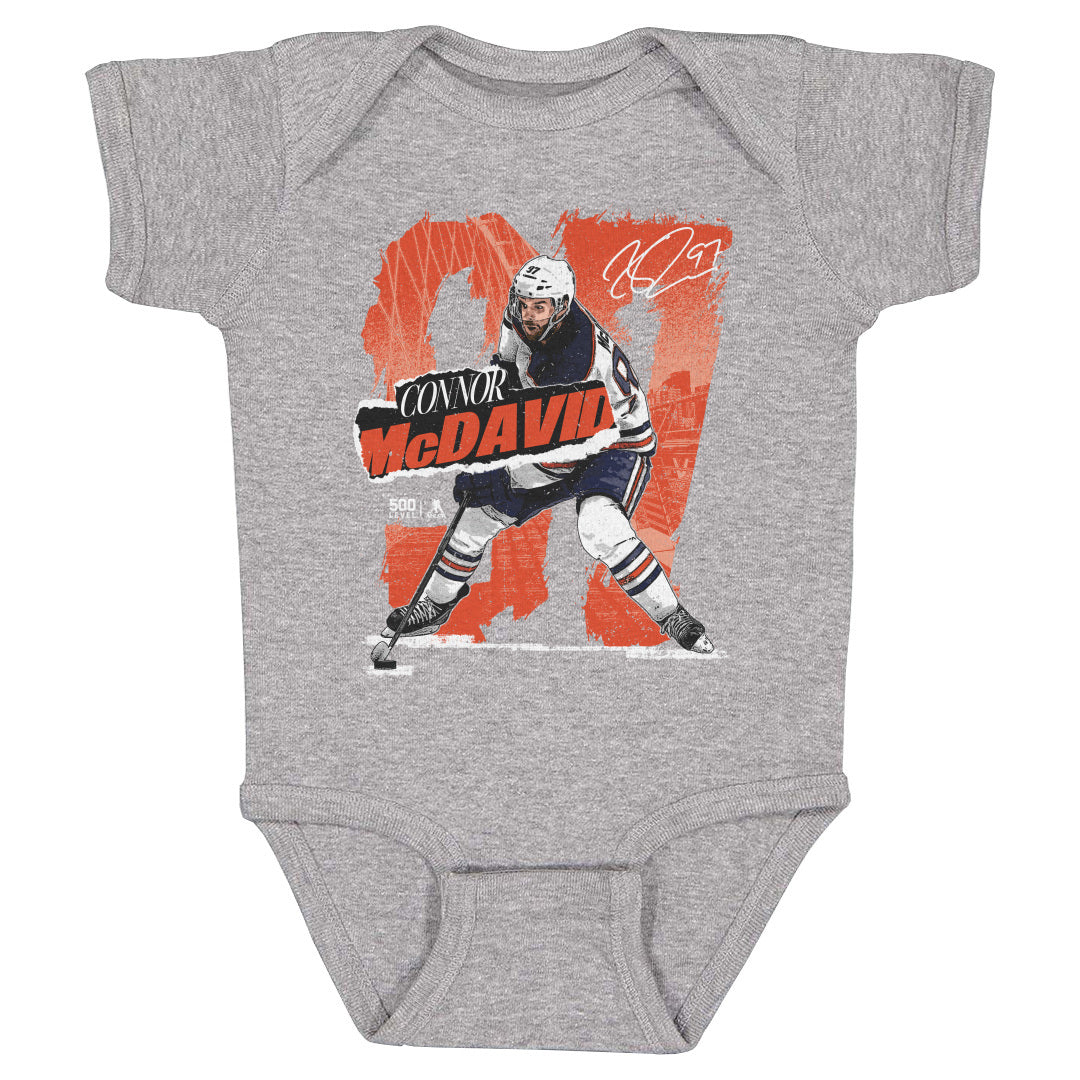 Connor McDavid Kids Baby Onesie | 500 LEVEL