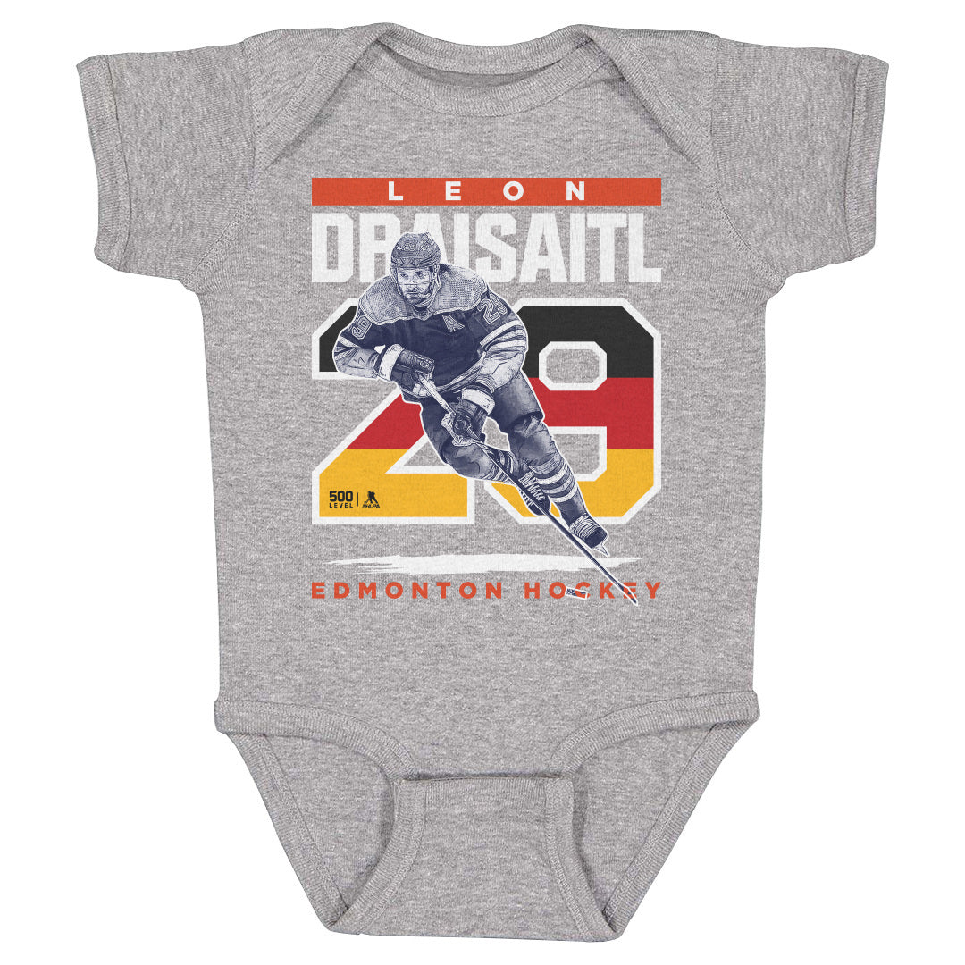 Leon Draisaitl Kids Baby Onesie | 500 LEVEL