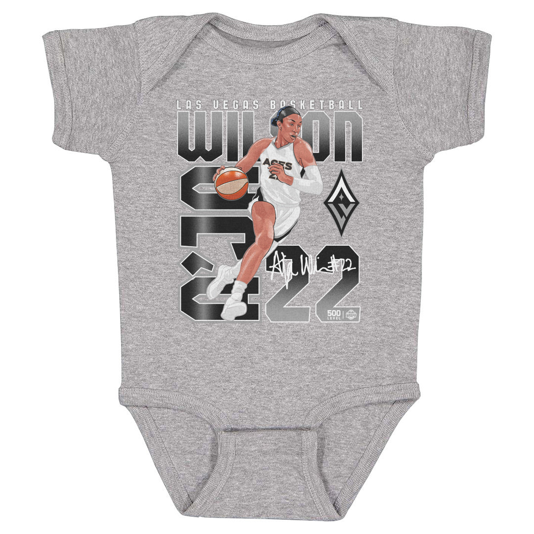 A'ja Wilson Kids Baby Onesie | 500 LEVEL