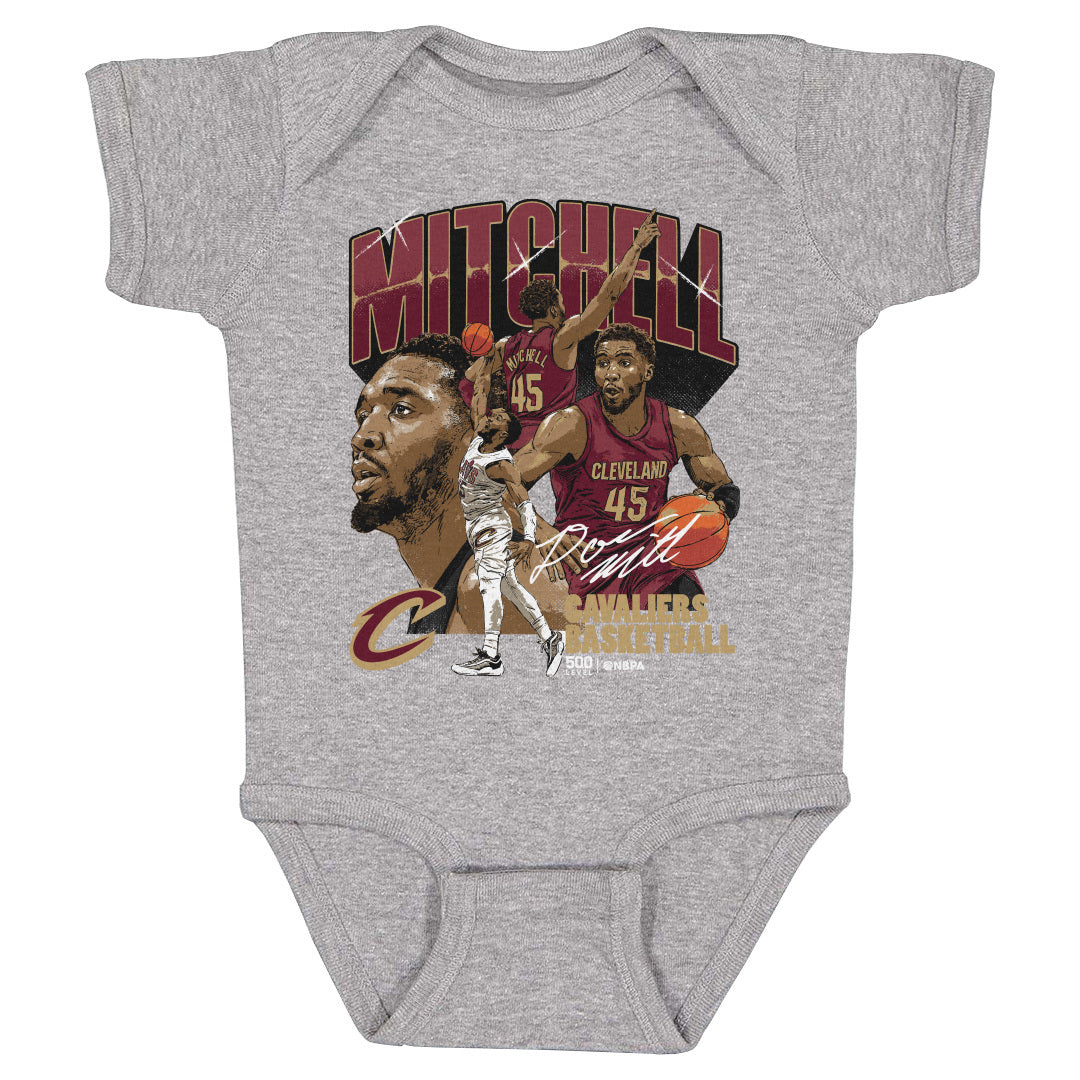 Donovan Mitchell Kids Baby Onesie | 500 LEVEL