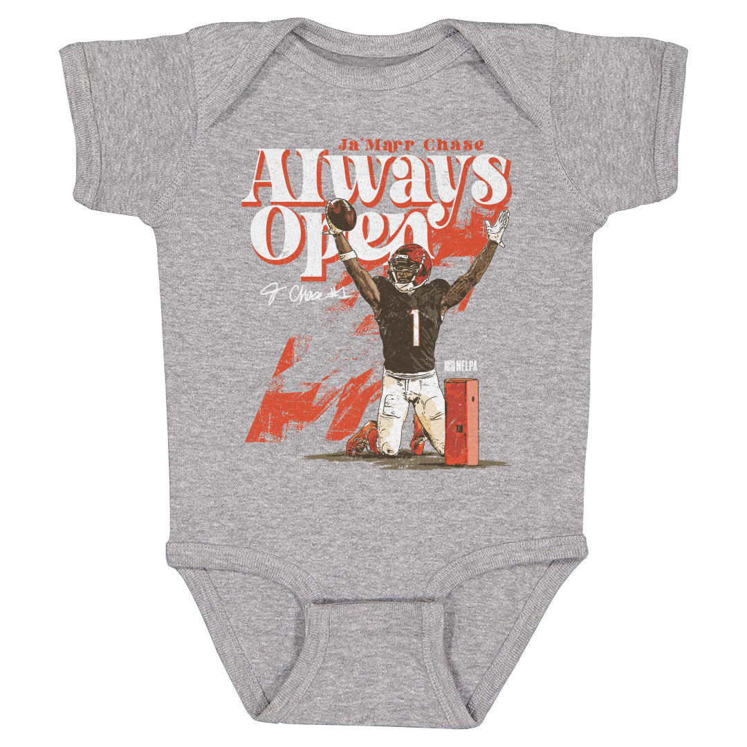 Ja'Marr Chase Kids Baby Onesie | 500 LEVEL