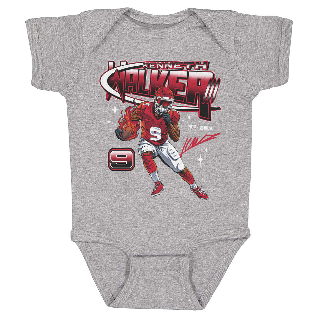 Kenneth Walker III Kids Baby Onesie | 500 LEVEL