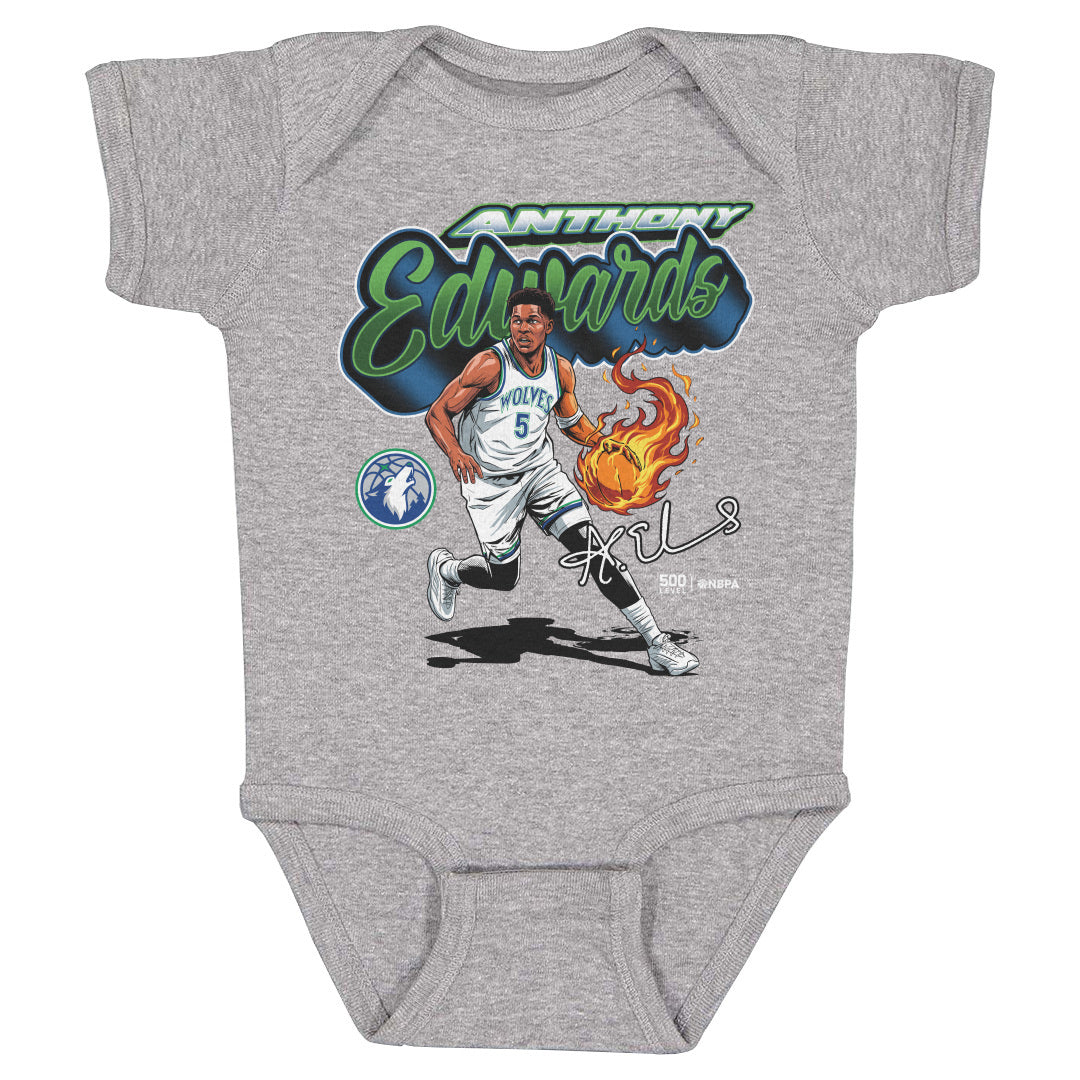 Anthony Edwards Kids Baby Onesie | 500 LEVEL