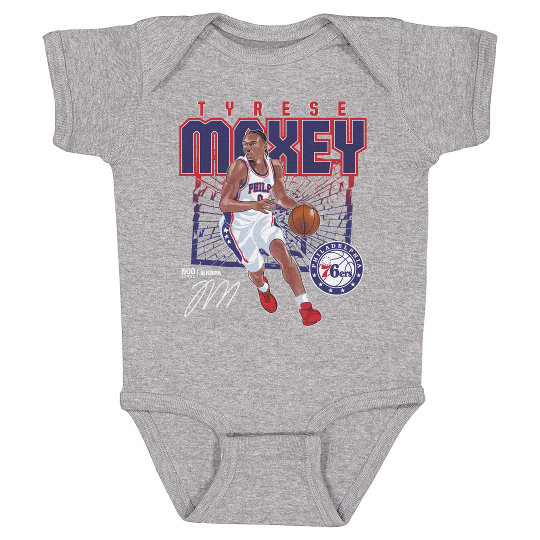 Tyrese Maxey Kids Baby Onesie | 500 LEVEL