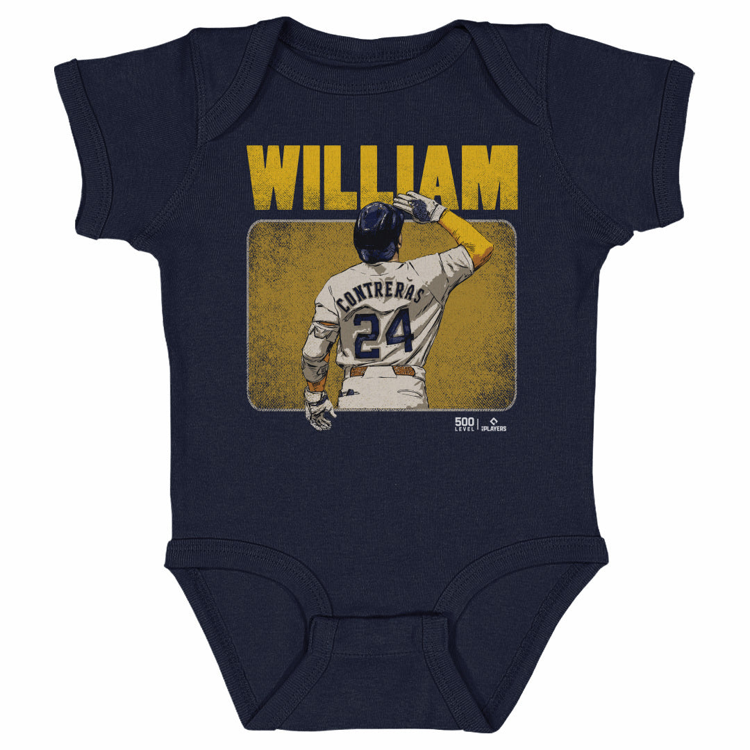 William Contreras Kids Baby Onesie | 500 LEVEL