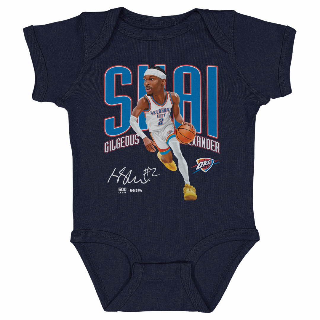 Shai Gilgeous-Alexander Kids Baby Onesie | 500 LEVEL