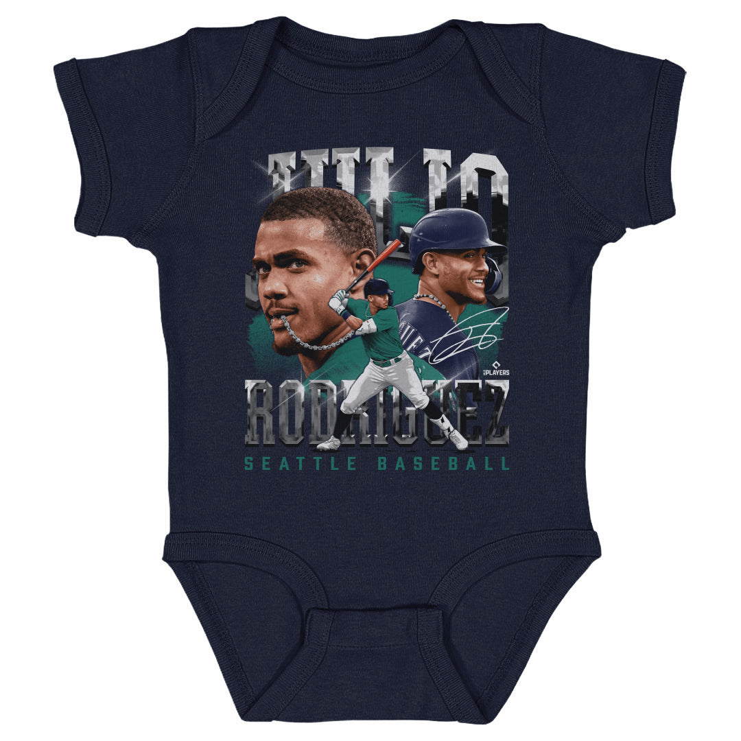 Julio Rodriguez Kids Baby Onesie | 500 LEVEL