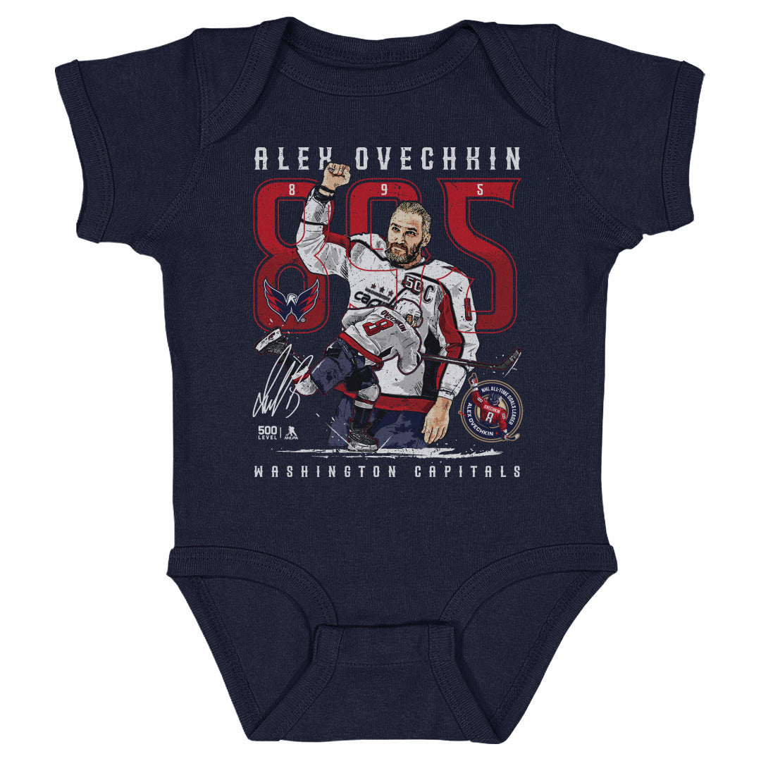 Alex Ovechkin Kids Baby Onesie | 500 LEVEL