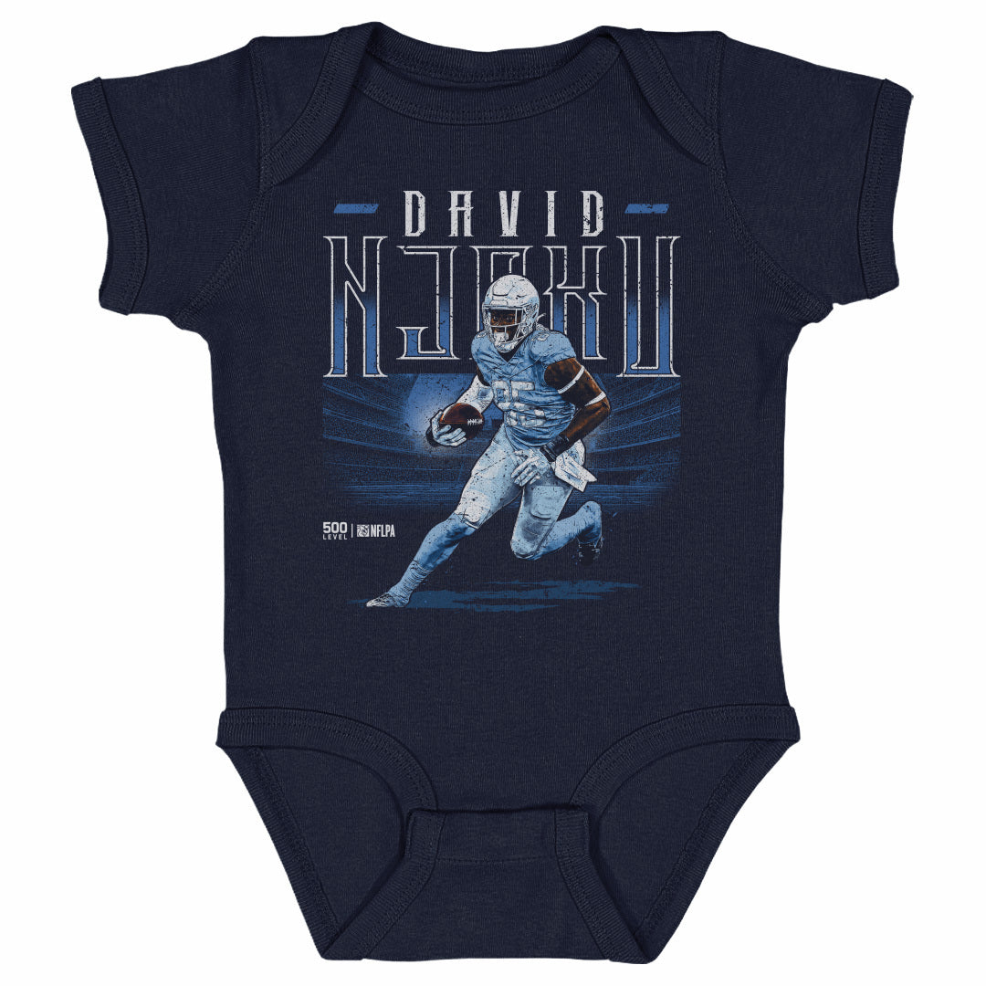 David Njoku Kids Baby Onesie | 500 LEVEL