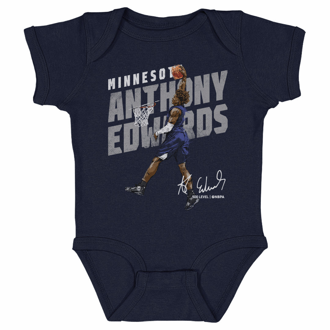 Anthony Edwards Kids Baby Onesie | 500 LEVEL