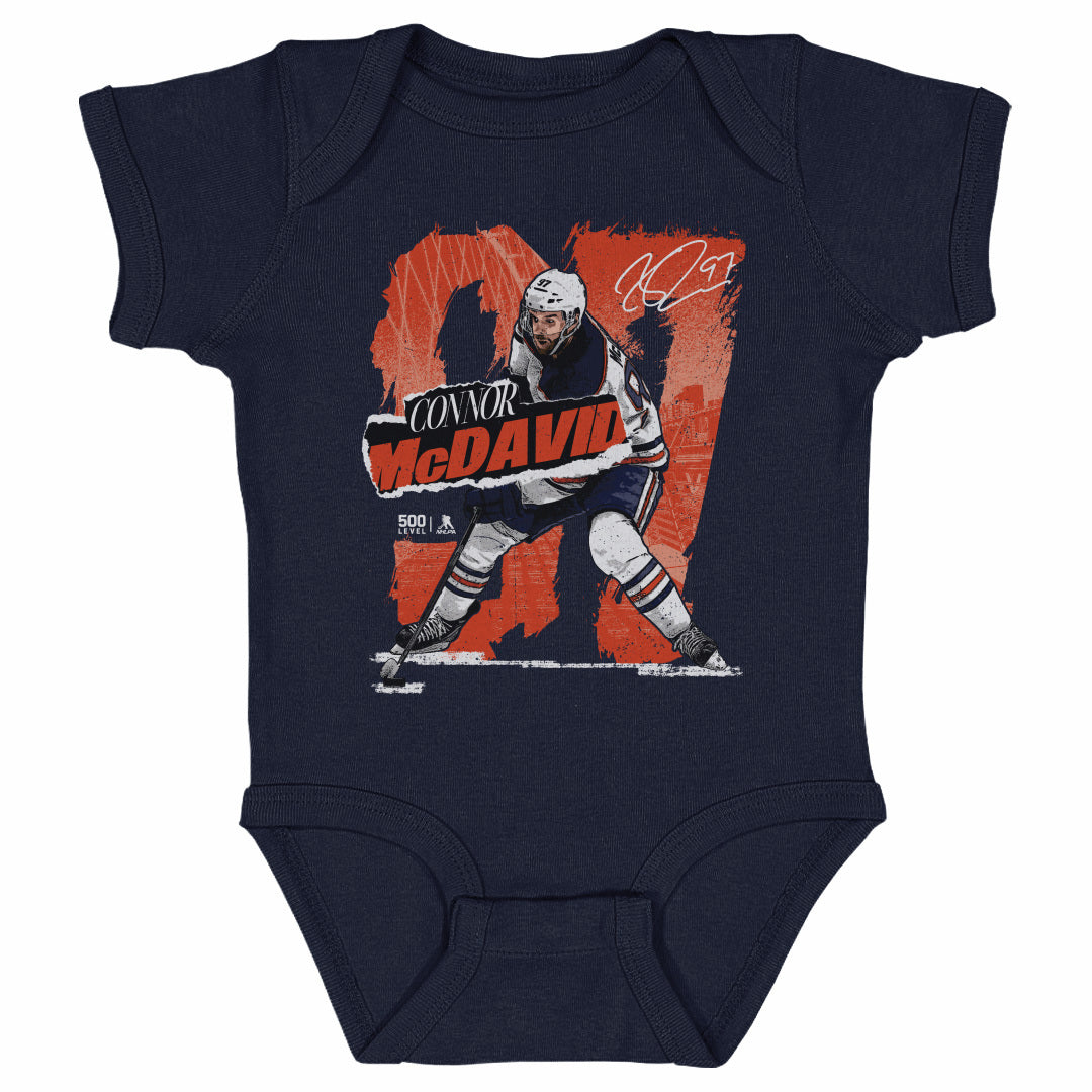 Connor McDavid Kids Baby Onesie | 500 LEVEL