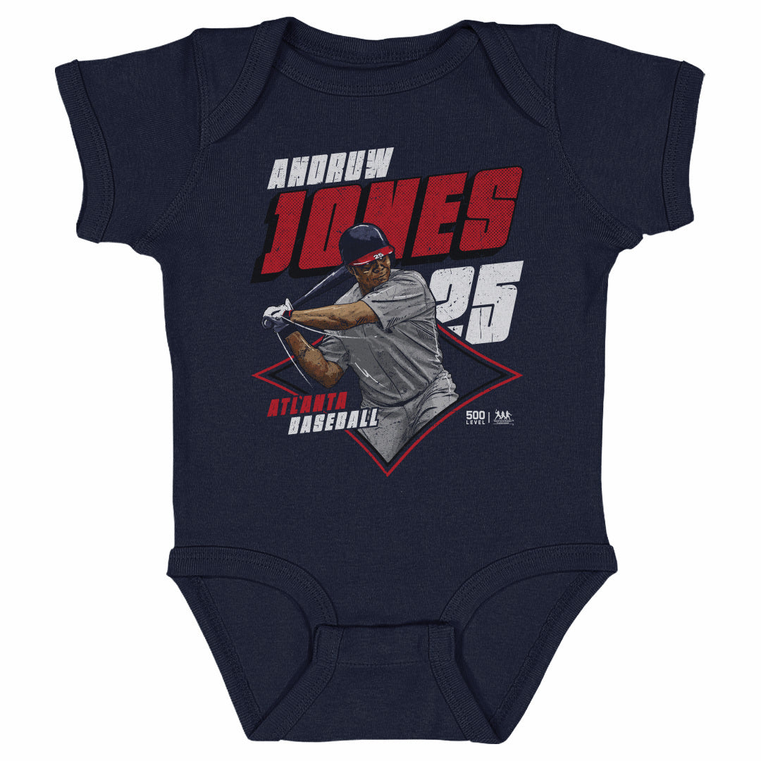 Andruw Jones Kids Baby Onesie | 500 LEVEL