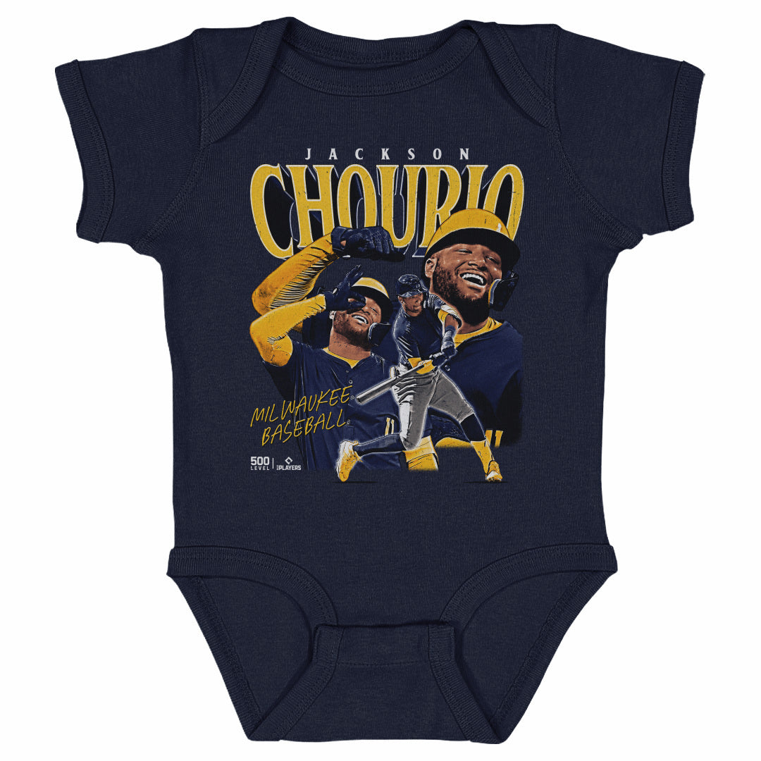 Jackson Chourio Kids Baby Onesie | 500 LEVEL