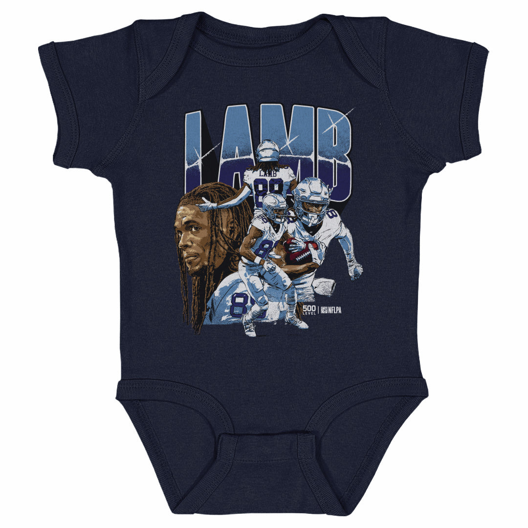 CeeDee Lamb Kids Baby Onesie | 500 LEVEL